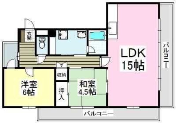 エクセレントライフ大池の物件間取画像